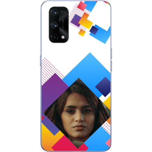 Abstract Rectangle Photo Case for Realme X7 5G