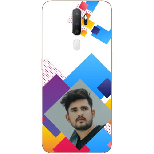 Abstract Rectangle Photo Case for Oppo A9 2020