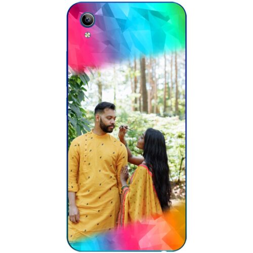 Color Polygons Custom Photo Case for Vivo Y91i