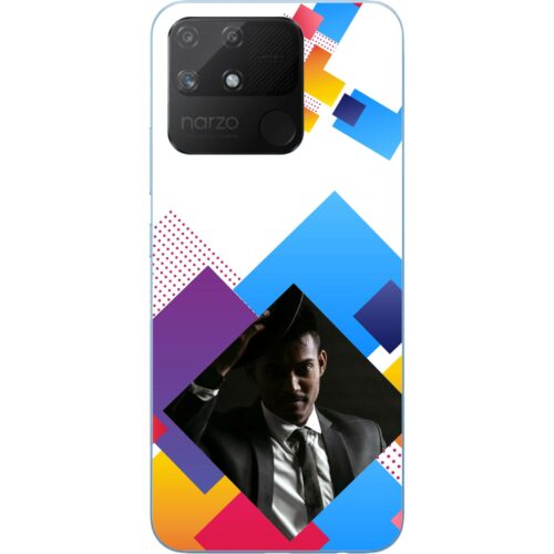 Abstract Rectangle Photo Case for Realme Narzo 50A