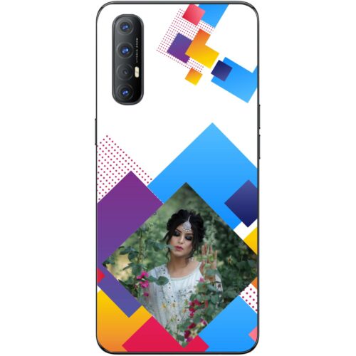 Abstract Rectangle Photo Case for Oppo Reno 3 Pro
