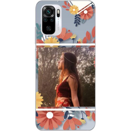 Flower Frame Photo Case for Redmi Note 10