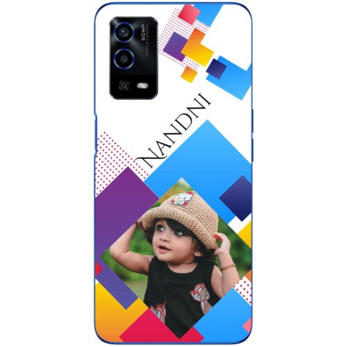 Abstract Rectangle Photo Case for Oppo A55