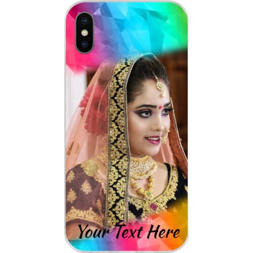 Color Polygons Custom Photo Case for iPhone X