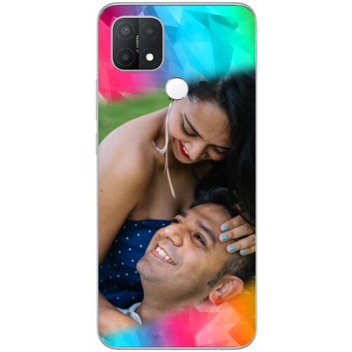 Color Polygons Custom Photo Case for Oppo A15
