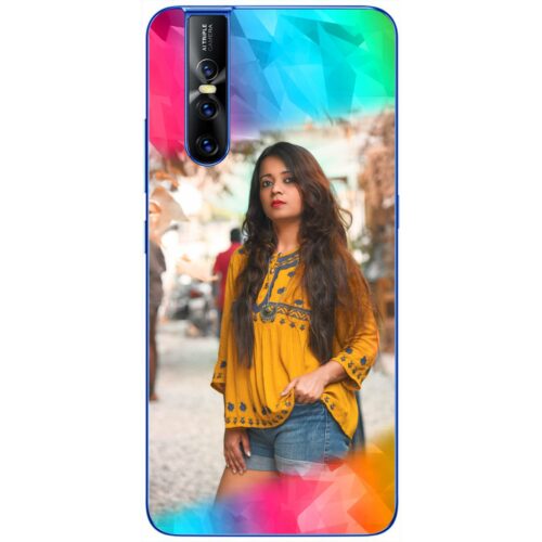 Color Polygons Custom Photo Case for Vivo V15 Pro