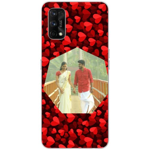 #8 Hexagon Custom Photo Case for Realme 7 Pro