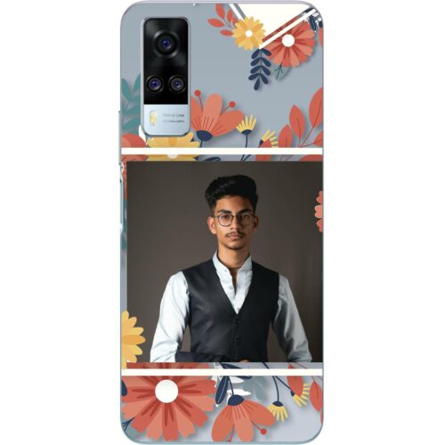 Flower Frame Photo Case for Vivo Y51 (2020)