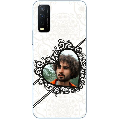 Love Frame Custom Photo Case for Vivo Y12s