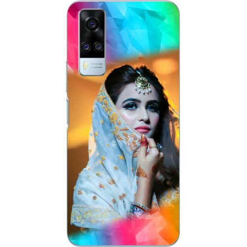 Color Polygons Custom Photo Case for Vivo Y51a (2021)