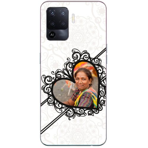 Love Frame Custom Photo Case for Oppo F19 Pro