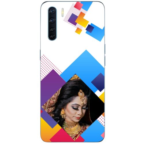 Abstract Rectangle Photo Case for Oppo F15