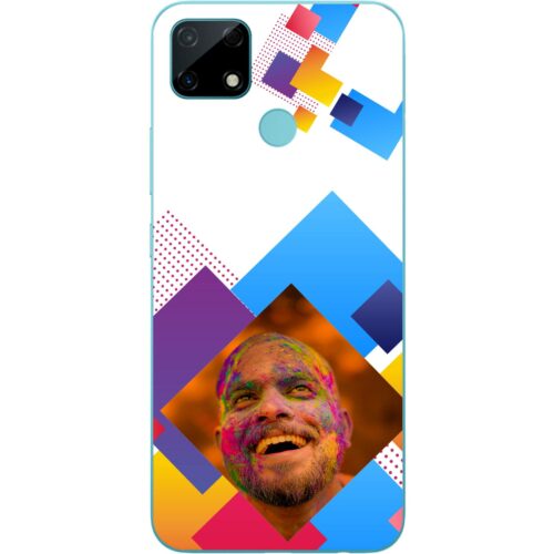 Abstract Rectangle Photo Case for Realme Narzo 30A