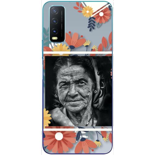Flower Frame Photo Case for Vivo Y20a