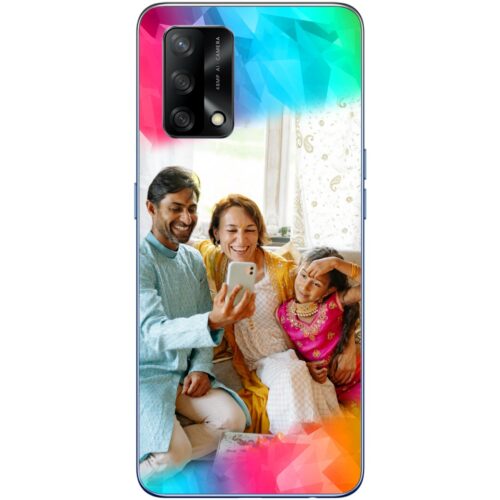 Color Polygons Custom Photo Case for Oppo F19