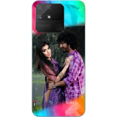 Color Polygons Custom Photo Case for Realme Narzo 50A