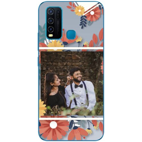 Flower Frame Photo Case for Vivo Y30