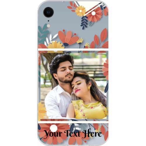 Flower Frame Photo Case for iPhone XR