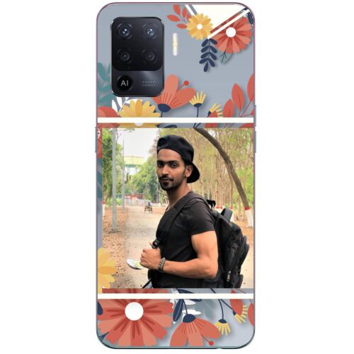Flower Frame Photo Case for Oppo F19 Pro