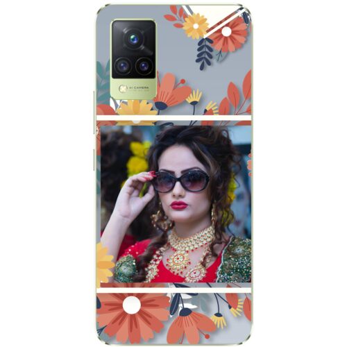 Flower Frame Photo Case for Vivo V21 5G