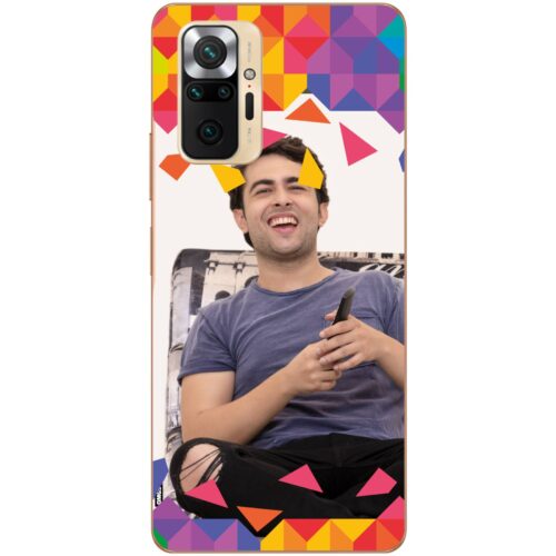#4 TOP BOTTOM Abstract Design Photo case for Redmi Note 10 Pro Max
