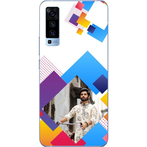 Abstract Rectangle Photo Case for Vivo X50