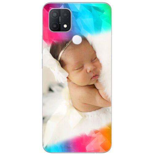Color Polygons Custom Photo Case for Oppo A15S
