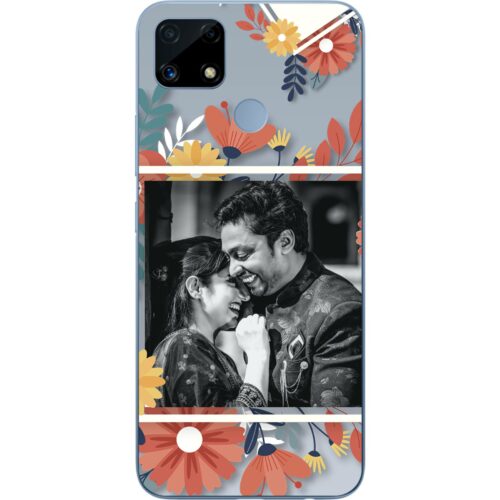 Flower Frame Photo Case for Realme C25s