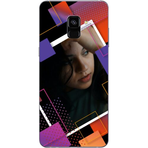 #9 Abstract Design Photo case for Samsung A8 Plus