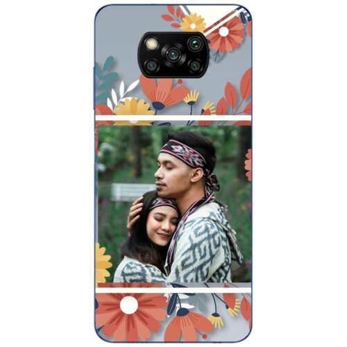 Flower Frame Photo Case for Poco X3 Pro