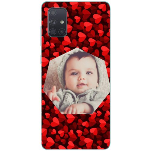 #8 Hexagon Custom Photo Case for Samsung A71