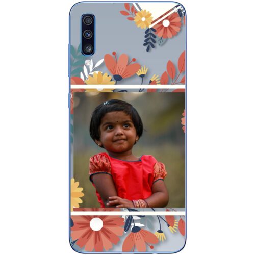 Flower Frame Photo Case for Samsung A70