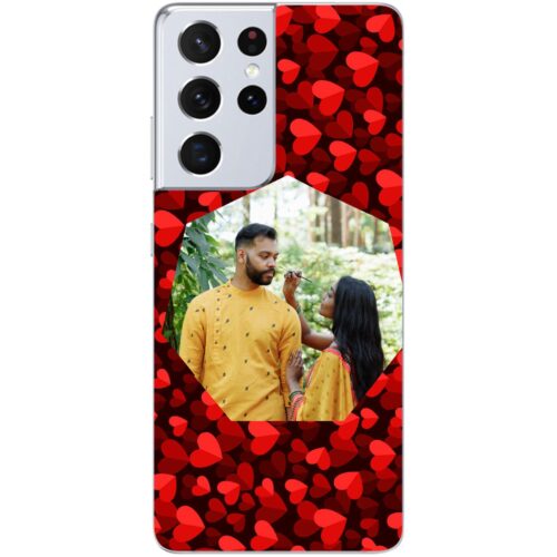 #8 Hexagon Custom Photo Case for Samsung S21 Ultra