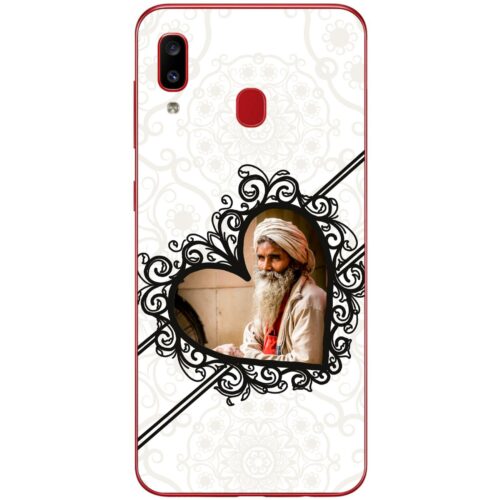 Love Frame Custom Photo Case for Samsung A20