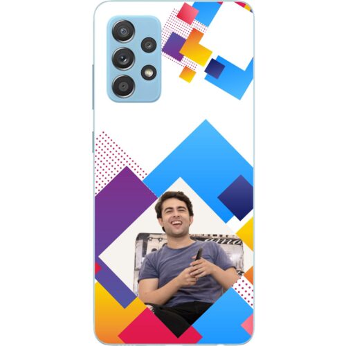 Abstract Rectangle Photo Case for Samsung A72
