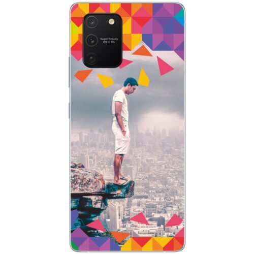 #4 TOP BOTTOM Abstract Design Photo case for Samsung S10 Lite