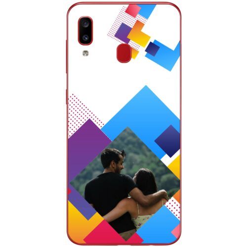 Abstract Rectangle Photo Case for Samsung A20