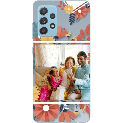 Flower Frame Photo Case for Samsung A52