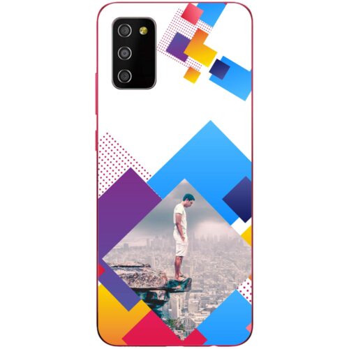 Abstract Rectangle Photo Case for Samsung M02s