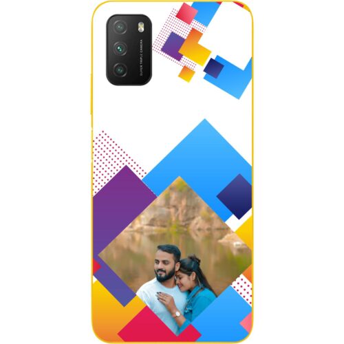 Abstract Rectangle Photo Case for Poco M3