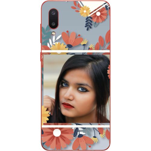 Flower Frame Photo Case for Samsung M02