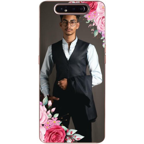 #2 Flowers Custom Photo case for Samsung A80