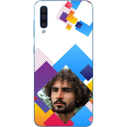 Abstract Rectangle Photo Case for Samsung A50