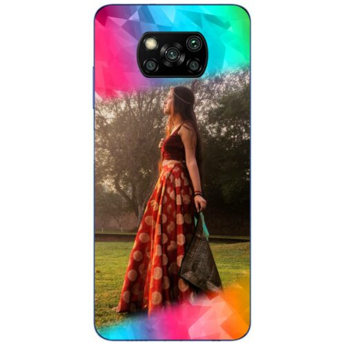 Color Polygons Custom Photo Case for Poco X3 Pro