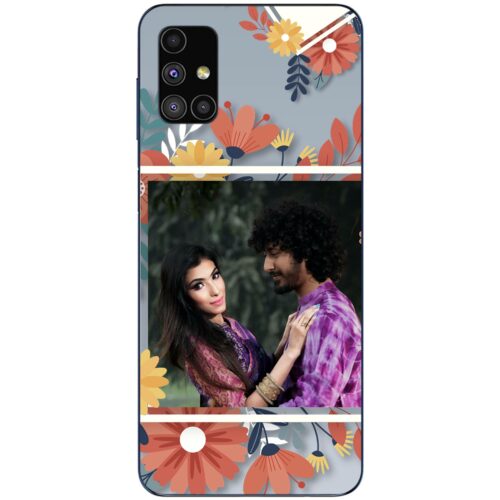Flower Frame Photo Case for Samsung M51