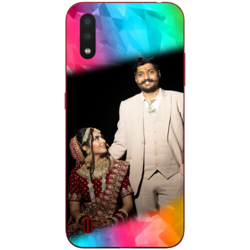 Color Polygons Custom Photo Case for Samsung M01