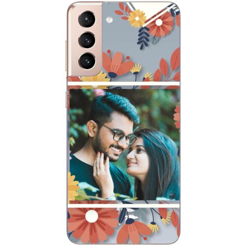 Flower Frame Photo Case for Samsung S21