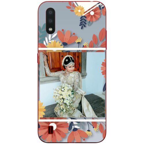 Flower Frame Photo Case for Samsung M01