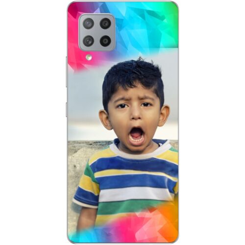 Color Polygons Custom Photo Case for Samsung M42 5G