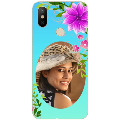 Rustic Flower Custom Photo case for Mi A2